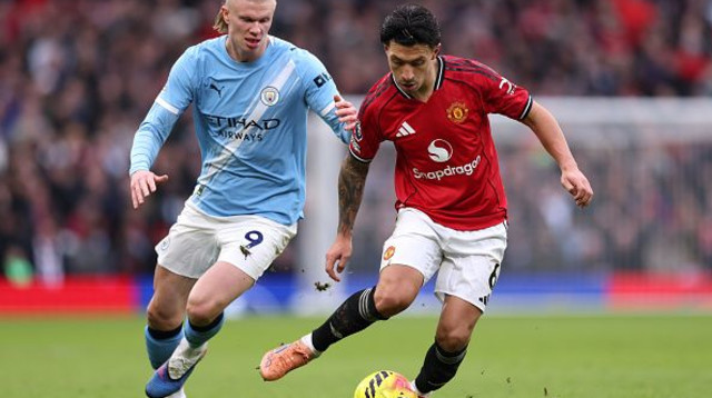 ליסנדרו מרטינס, ארלינג הולאנד (צילום: Getty images)