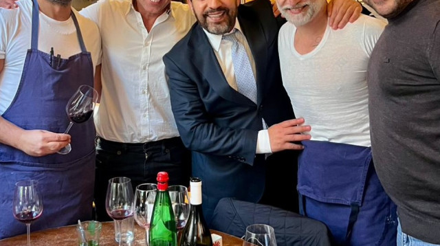 מרדכי חסידים עם אסף גרניט (צילום: פרטי)