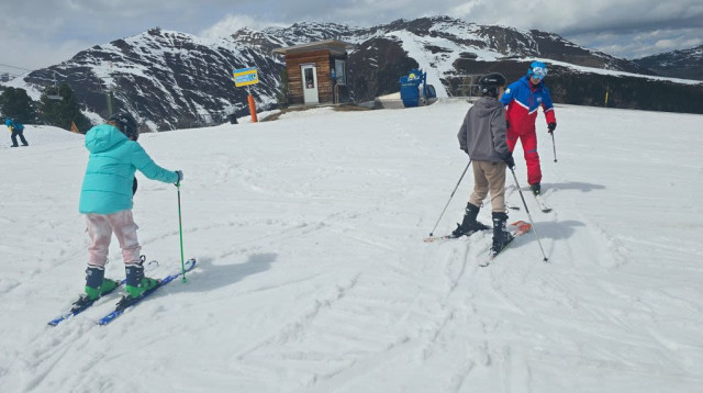 סקי בשוויץ לכל הגילאים (צילום: בועז התרמילאי)