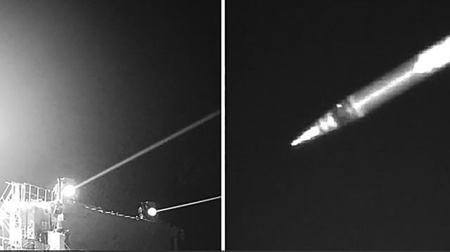 מערכת "אור איתן" ליירוט בלייזר (צילום: דוברות משרד הביטחון)