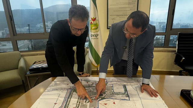 התוכנית החדשה לפארק ההייטק ביקנעם (צילום: דוברות עיריית יקנעם)