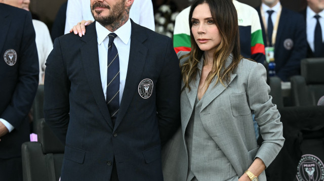 ויקטוריה ודיוויד בקהאם (צילום: Chandan Khanna / AFP via Getty Images)