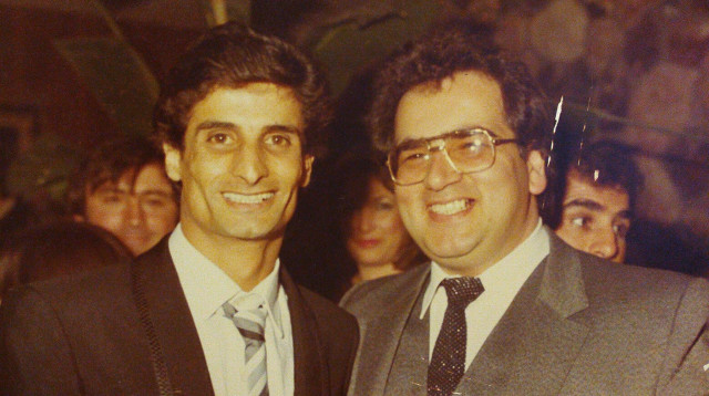 ניקולס וזוהר ארגוב 1983 (צילום: באדיבות המשפחה)