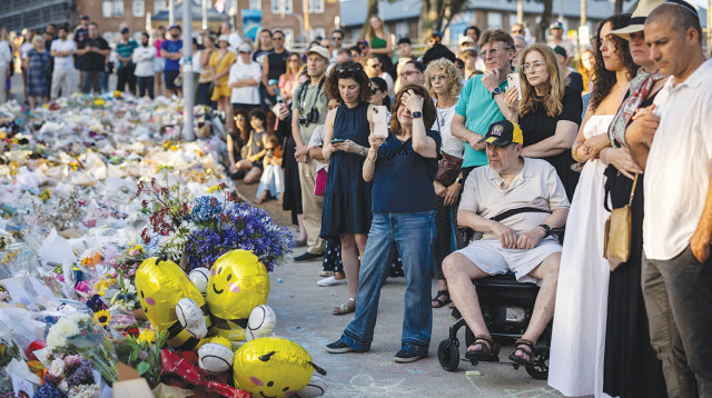 האנדרטה לזכר נרצחי הפיגוע באוסטרליה (צילום: רויטרס)