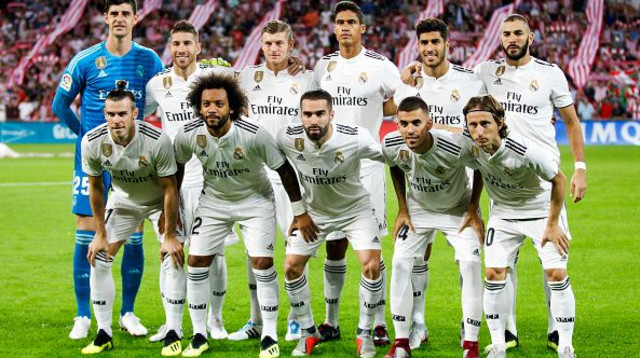 שחקני ריאל מדריד בעונת 2018/19 (צילום: Soccrates Images)