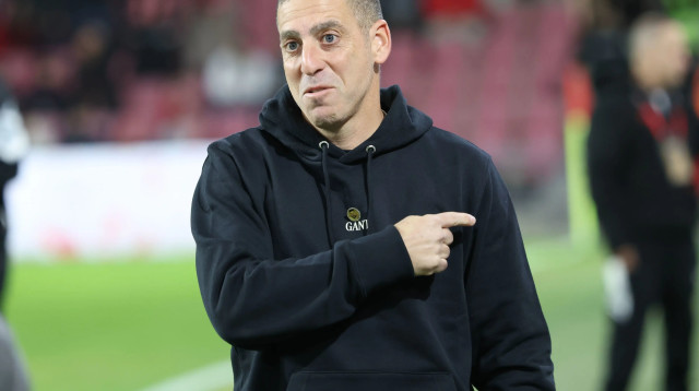 מאמן הפועל באר שבע, רן קוז'וך (צילום: דני מרון)