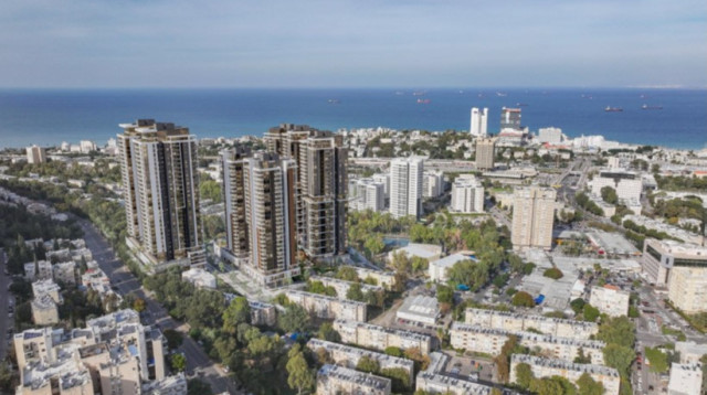 התחדשות עירונית בקריית אליעזר בחיפה (צילום: משרד גיורא גור ושות' אדריכלים)