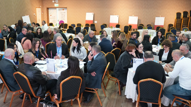 כנס שותפים של תוכנית מישקאה בשפרעם (צילום: עמותת אלפנאר)