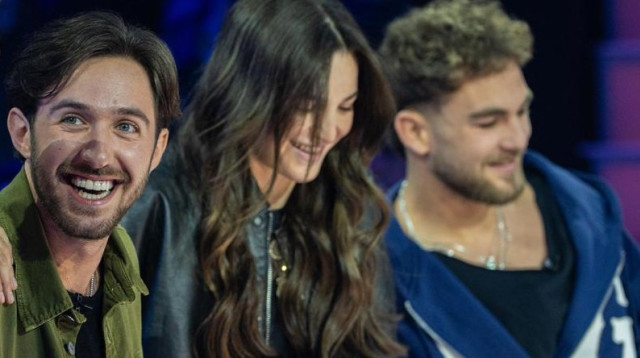 מיה ואיתי רגב ועומר שם טוב (צילום: באדיבות קשת 12)