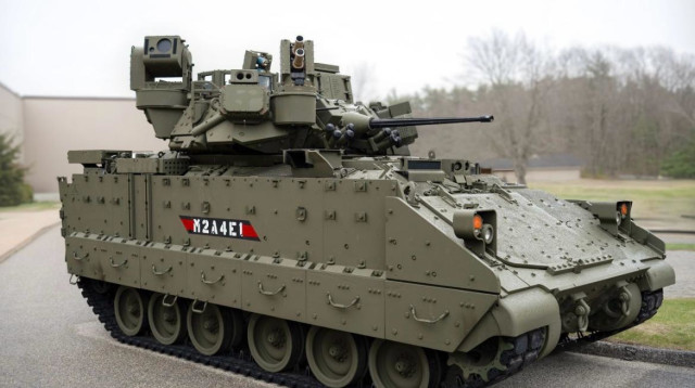 נגמש "בראדלי" של צבא ארה"ב (צילום: צבא ארצות הברית)