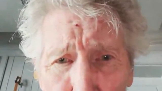 רוג'ר ווטרס במסר לעם האיראני (צילום: צילום מסך)