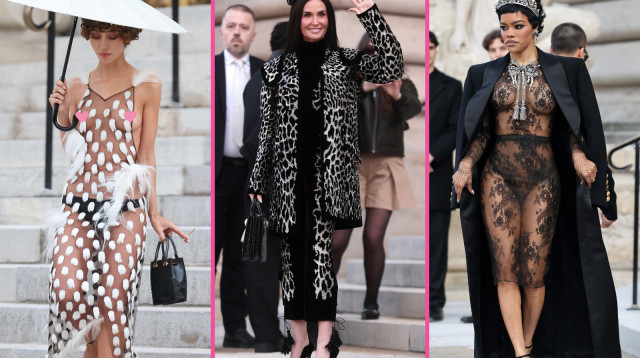 מימין לשמאל: טייאנה טיילור, דמי מור, נדיה לי כהן (צילום: Jacopo Raule/Getty Images,Arnold Jerocki/Getty Images, Arnold Jerocki/Getty Images)