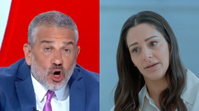 מעיין אדם, ינון מגל (צילום: צילומי מסך קשת 12, ערוץ 14)