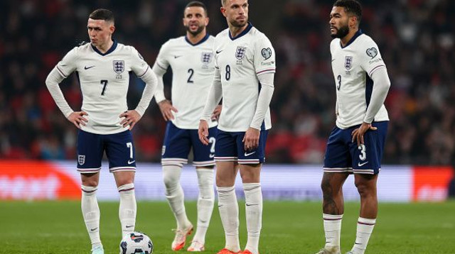 שחקני נבחרת אנגליה (צילום: Robin Jones)