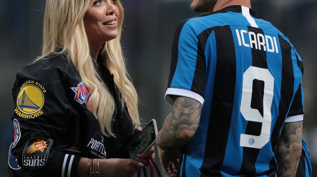 מאורו איקרדי, וונדה נארה (צילום: Emilio Andreoli/Getty Images)