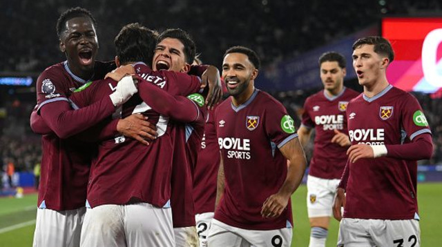 שחקני ווסטהאם (צילום: Getty images)