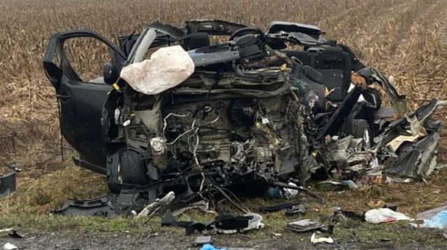 הרכב המרוסק (צילום: צילום מסך, X (טוויטר))