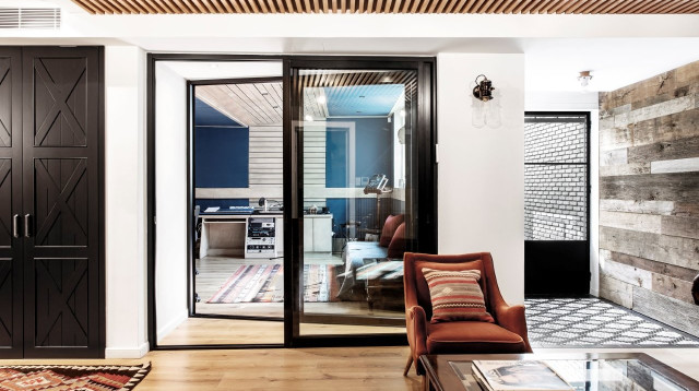 משרד ביתי - שרה ונירית פרנקל - אדריכלות ועיצוב (צילום: איתי בנית)