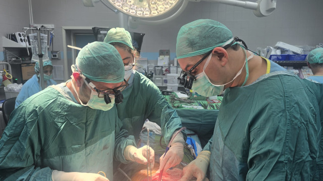 ניתוח השתלת הריאות ה1,000 (צילום:  דוברות בילינסון)