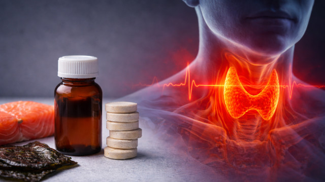 בריאות בלוטת התריס ויוד (צילום: AI)