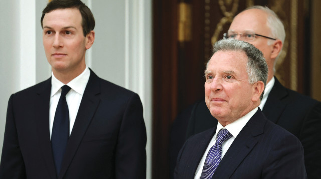 סטיב ויטקוף וג'ארד קושנר (צילום: רויטרס)