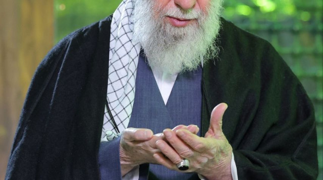 עלי חמינאי (צילום: רשתות ערביות, שימוש לפי סעיף 27 א')