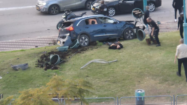 זירת הירי בלוד (צילום: שימוש לפי סעיף 27א')