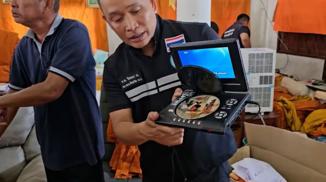 הממצאים שנתפסו במנזר (צילום: צילום מסך)