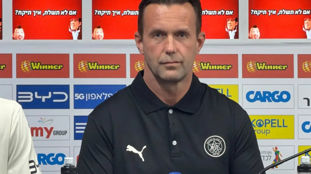 המאמן החדש של מכבי תל אביב רוני דיילה מוצג (צילום: יותם רונן)