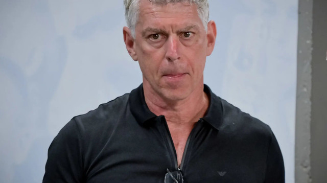 הבעלים של מכבי תל אביב, מיטש גולדהאר (צילום: אריאל שלום)