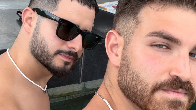 עדן חסון ויותם גבריאל (צילום: צילום מסך אינסטגרם)