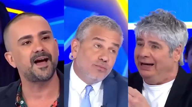 גיא מרוז, ינון מגל, אבי שושן (צילום: צילום מסך ערוץ 14)