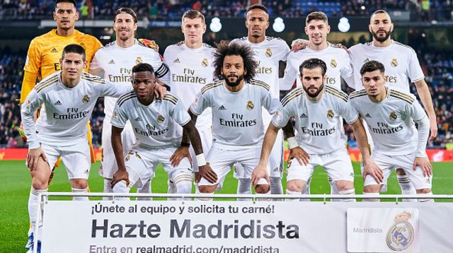 שחקני ריאל מדריד בעונת 2019/20 (צילום: Quality Sport Images)