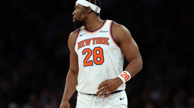שחקן ניו יורק ניקס גרשון יאבוסלה (צילום: GettyImages, Sarah Stier)