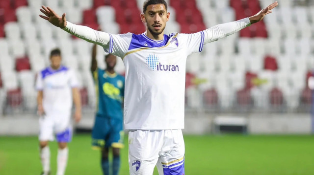 מוחמד אבו רומי שחקן עירוני קרית שמונה (צילום: קובי אליהו)