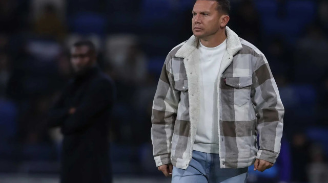 ברק בכר, מאמן מכבי חיפה (צילום: מאור אלקסלסי)