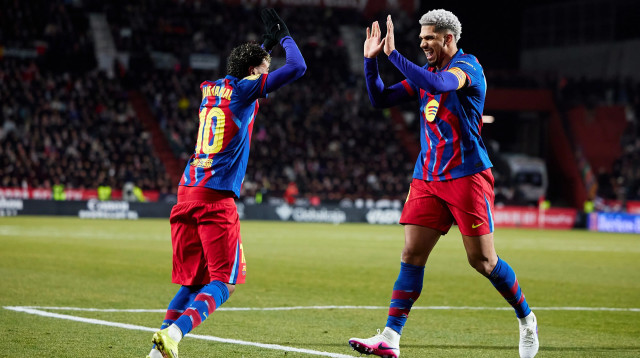 רונלד אראוחו, בלם ברצלונה (צילום: אימג'בנק  GettyImages, Alvaro Medranda/Quality Spo)