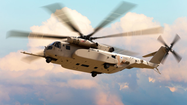 הדמיה של מסוק התובלה "פרא" (צילום: לוקהיד מרטין-סיקורסקי)