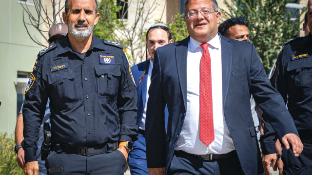 איתמר בן גביר ודני לוי (צילום: אורן בן חקון פלאש 90)