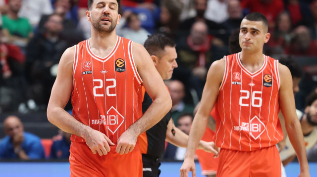 ים מדר, ואסילייה מיציץ' שחקני הפועל תל אביב מאוכזבים (צילום: דני מרון)