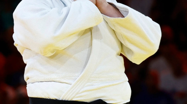 רז הרשקו ג'ודאית ישראלית, פריז 2024 (צילום: רויטרס)