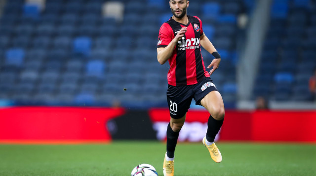 פרידה שתוכרע במישור המשפטי. סער פדידה במדי הפועל חיפה (צילום: מאור אלקסלסי)