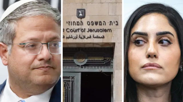 רינת סבן, איתמר בן גביר (צילום: מרק ישראל סלם,יונתן זינדל פלאש 90)