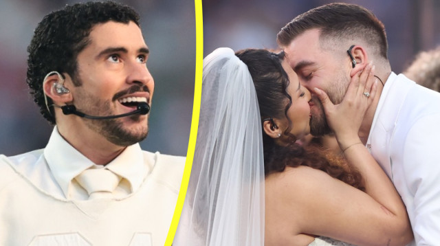 באד באני (צילום: Kevin C. Cox/Getty Images,Kathryn Riley/Getty Images)