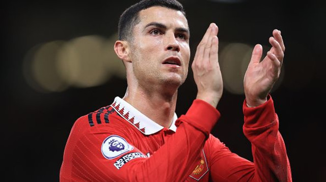 כריסטיאנו רונאלדו במדי מנצ'סטר יונייטד (צילום: Simon Stacpoole/Offside)