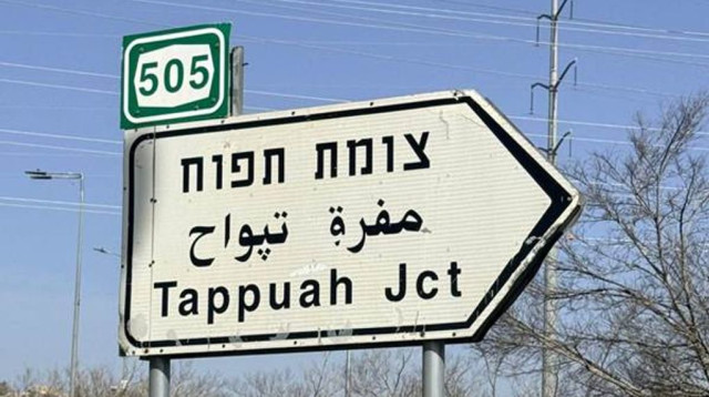 כביש 505 המוביל לצומת תפוח בשומרון (צילום: יחצ)