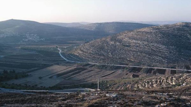 הרי השומרון בסביבת צומת תפוח  (צילום: אלבום פרטי)