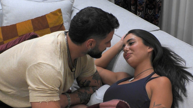 דביר וליה מחליטים להישאר ביחד באהבה חדשה (צילום: ערוץ 13)