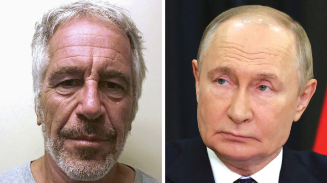ולדימיר פוטין, ג'פרי אפשטיין (צילום: רויטרס)