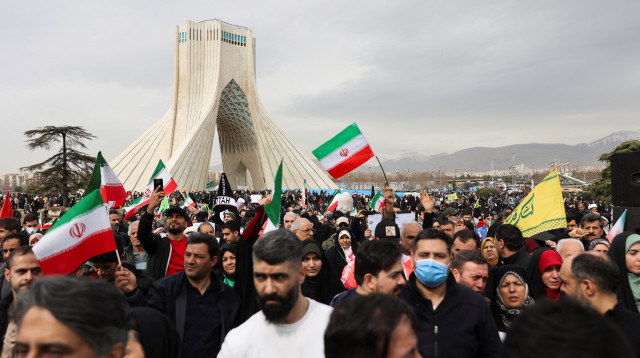 ציון יום השנה ה-47 למהפכה האסלאמית באיראן (צילום: רויטרס)